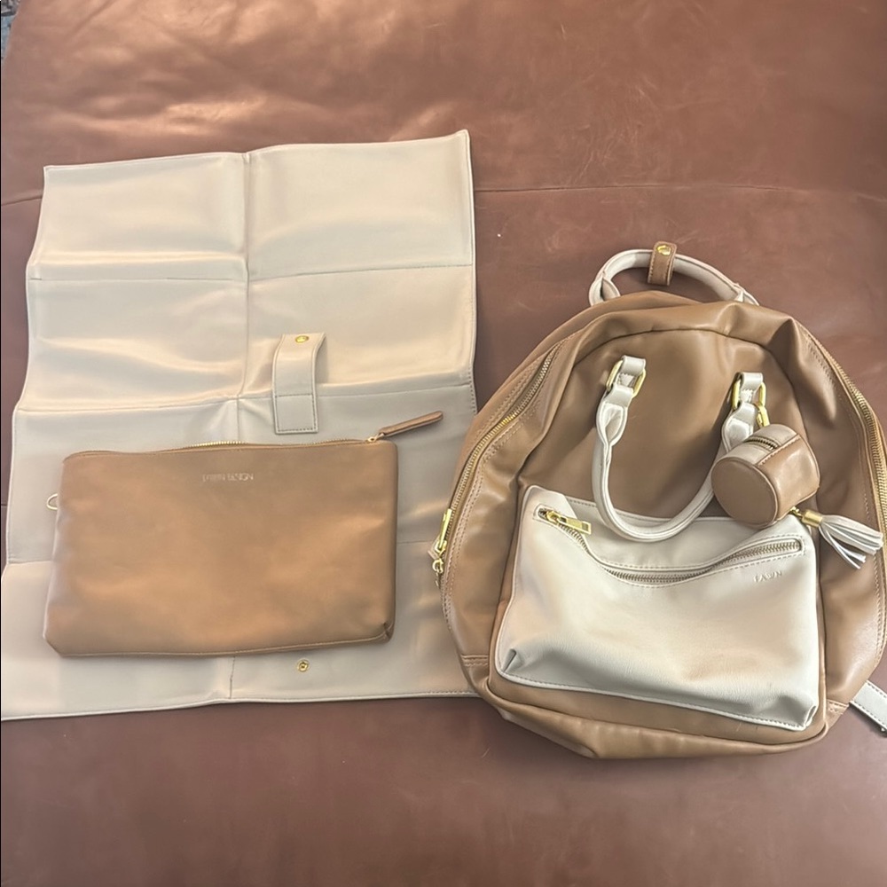 FAWN design backpack diaper bag